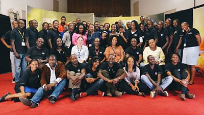 BBC Sema Kenya production team