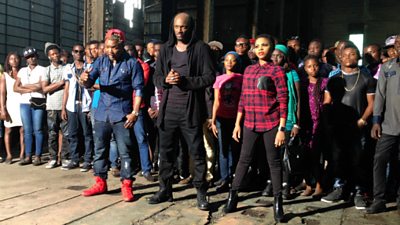 Nigerian music stars, 2Face Idibia, Oritsefemi and Chidinma speak out against violence in Nigeria’s 2015 elections.
