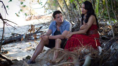 Tatau: Kyle (Joe Layton), Aumea Vaipiti (Shusila Takao) BBC/Touchpaper, Photographer: Kirsty Griffin