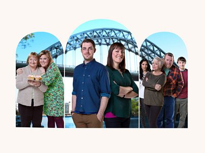 Peggy (JANINE DUVITSKI), Jackie (LIZZIE ROPER), Leo (HARRY HEPPLE), Judy (REBECCA ROOT), Anji (VINEETA RISHI), Pam (DENISE WELCH), Tony (NIGEL BETTS), James (JONNY DIXON) Image Credit: 鶹ҳ/Diverse