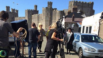 It's My Shout - filming