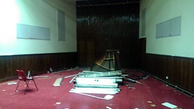 The Kenyan Broadcasting Corporations's old 'Grey Studio'.