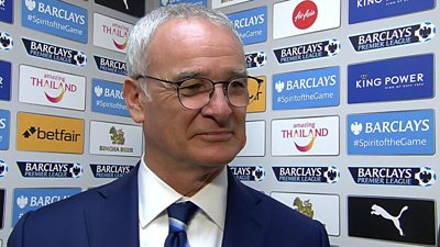 Leicester City manager Claudio Ranieri