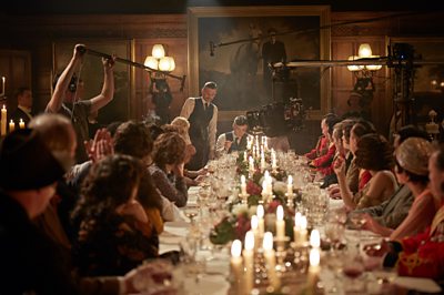 Behind the scenes of series 3, episode 1.