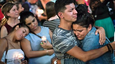 Orlando survivor: 'I'm next, I'm dead' - BBC News