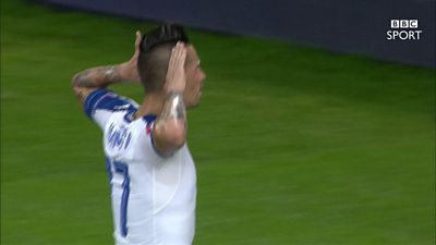 Marek Hamsik celebrates