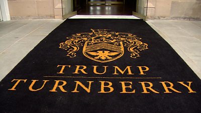 Inside Donald Trump's Turnberry Hotel And Golf Resort - BBC News