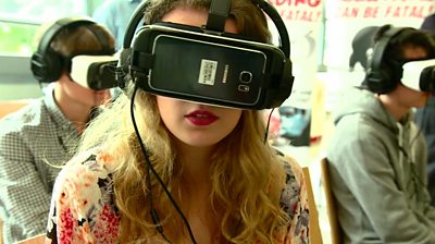 drivers experience virtual reality car BBC News
