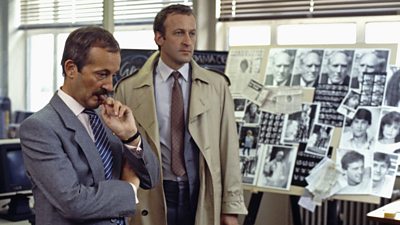 A moment from the acclaimed drama, Edge of Darkness.