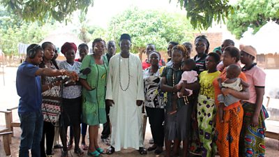 Members of a community 'self-help' group in the village of Murkurdi, in Nigeria's Benue State