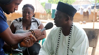 A Talk Your Own producer interviews Zaki, head of a community group in Murkurdi, Benue State