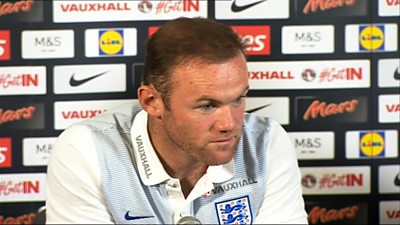 England captain Wayne Rooney