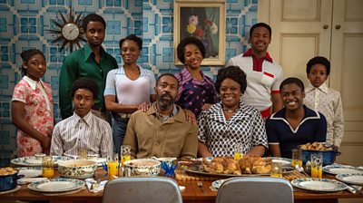 The cast of Lenny Henry’s Danny and the Human Zoo.