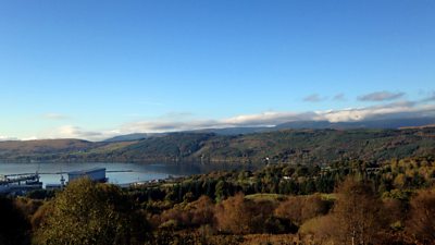 The magnificent surroundings of Cove Park