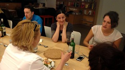 Getting advice from Fleabag writer Phoebe Waller-Bridge