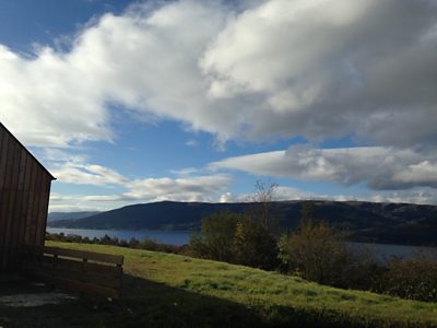 The beautiful surroundings