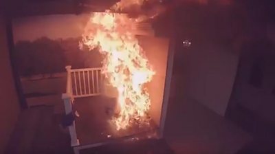 US fire chiefs have released a turkey fryer danger alert video to coincide with Thanksgiving Day.