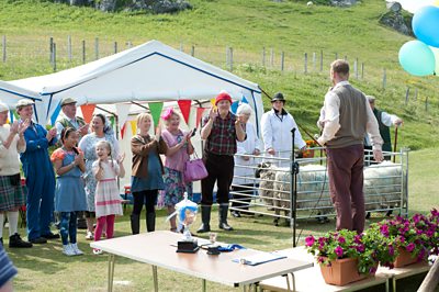 The Presentation of the Sheep Contest Cup at the Struay Show