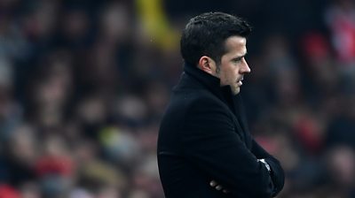 Marco Silva looks dejected