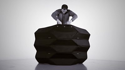 The origami inspired bulletproof shield