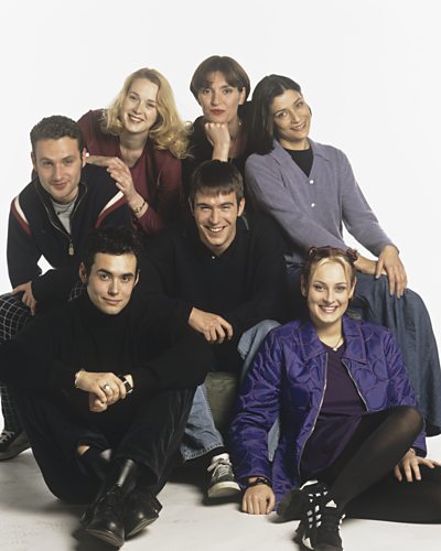 The cast of seminal 90s series 'This Life'. Joe Ahearne wrote 2 episodes and directed 3 episodes.