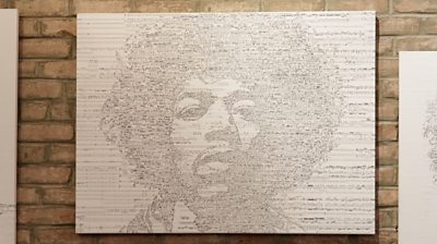 Artwork of Jimi Hendrix
