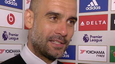 Guardiola 'lucky guy to manage' City players
