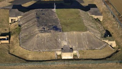 A rare behind-the-scenes look at a Cold War spy-plane base at RAF Alconbury, Cambridgeshire.