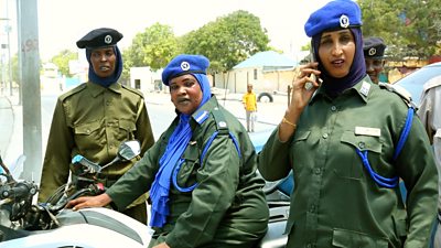 Female Somali police officers