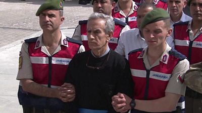 Turkey Parades Coup Suspects Outside Court Bbc News
