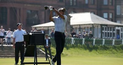 Barack Obama, the former US President, enjoyed himself on the golf course in St Andrews during his first trip to Scotland.