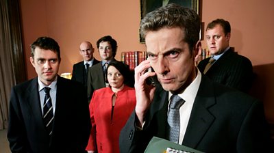 The cast of The Thick of It