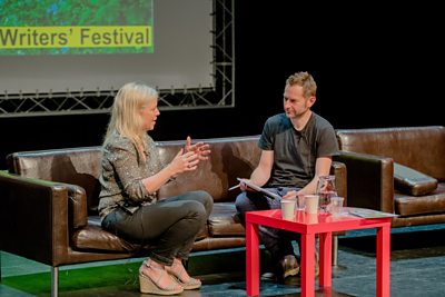 Charlotte Moore interviewed by Danny Brocklehurst (photo: Kwame Lestrade)