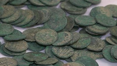 Huge Roman Coin Hoard On Display In Devon - BBC News