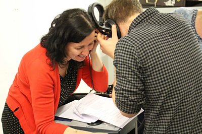 Nadia Molinari (Director) with writer Piers Black