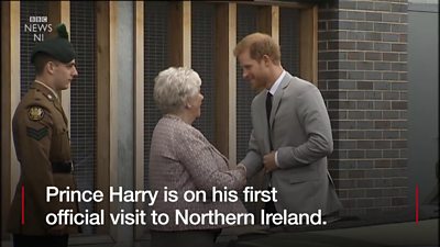 Prince Harry visits Northern Ireland