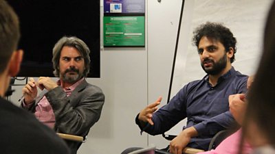 Gareth Edwards and Nish Kumar