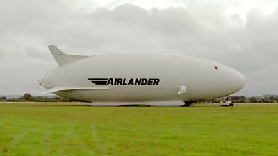 Airlander 10: World's longest aircraft moves to new base - BBC News