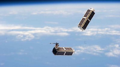 Planet Labs' dove satellites launching