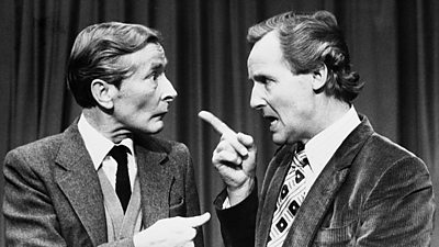 Nicholas Parsons issues Kenneth Williams with a stern rebuke