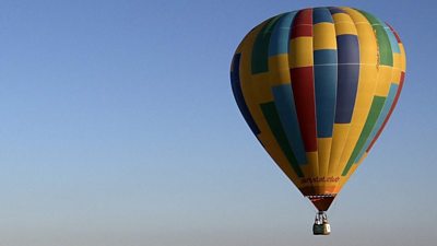 File photo: A hot air balloon