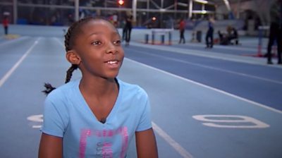Savannah Morgan on being Britain's fastest 10-year-old girl - BBC Sport