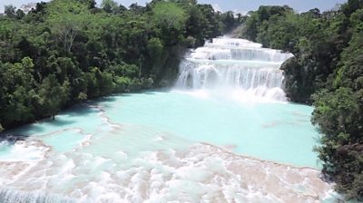 Agua Azul falls in Mexico