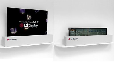 LG rollable TV