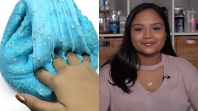 The slime crafter with 850,000 fans on Instagram