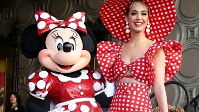Minnie Mouse and Katy Perry
