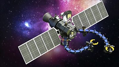 An image showing the potential for robot arms in space