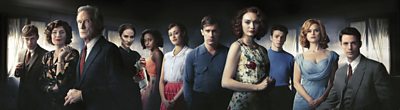 Arthur Calgary (LUKE TREADAWAY), Rachel Argyll (ANNA CHANCELLOR), Leo Argyll (BILL NIGHY), Kirsten Lindstrom (MORVEN CHRISTIE), Tina Argyll (CRYSTAL CLARKE), Hester Argyll (ELLA PURNELL), Mickey Argyll (CHRISTIAN COOKE), Mary Durrant (ELEANOR TOMLINSON), Jack Argyll (ANTHONY BOYLE), Gwenda Vaughan (ALICE EVE), Philip Durrant (MATTHEW GOODE) (l-r)