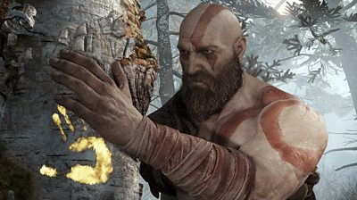 Kratos in God of War