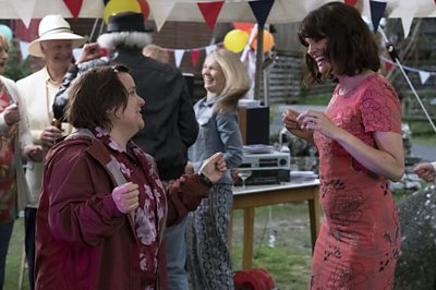 Sykes (SUSAN CALMAN), Fiona (NIKY WARDLEY)(Image Credit: BBC/Vishal Sharma)